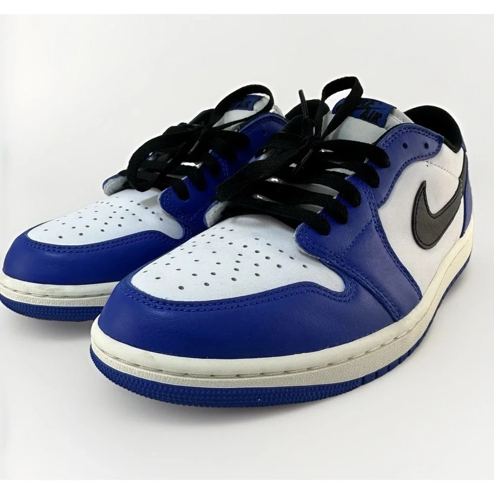 Nike Air Jordan 1 Retro Low OG Game Royal White Black CZ0790-140 Men's 10